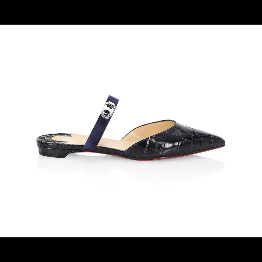 Christian Louboutin Choc Lock Flats
